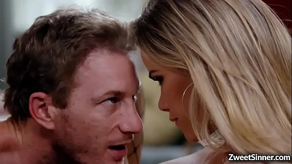 Jessa Rhodes got so horny and flirted with her husbands hot employee Rylan Mclane.She seduces him and got fucked in her husbands office.