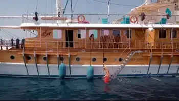 Naked men on TV show