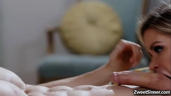 Gorgeous wife Jessa Rhodes shows off her fucking skills to her husbands hot employee by riding his meaty giant dick.