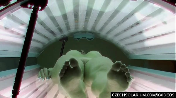 Beautiful teacher Caught in Czech Solarium