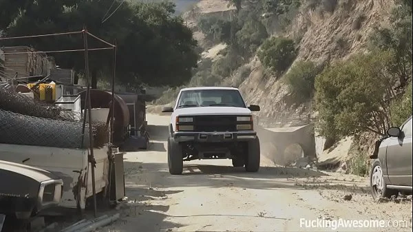 Fucking Awesome - Blair Williams Gets Fucked by the Car Mechanic Guy