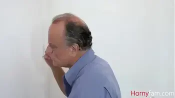 Stepmom stepson fuck after locking stepdad in the bathroom