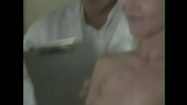 Naughty blonde cheerleaders Allysin Chaynes and Julie Meadows take part in special experiment with handsome doctor