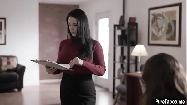 Insane busty teen DPed in a foursome sex at a therapy