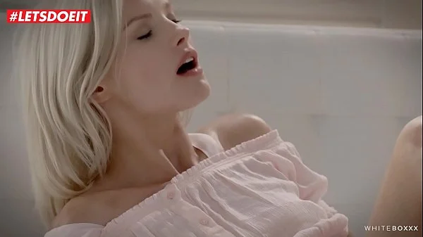 LETSDOEIT - (Zazie Skymm & Amaris) - European Lesbian Lovers Sharing Same Dildo