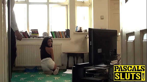 Teen subslut spanked and fucked hard by dominant male