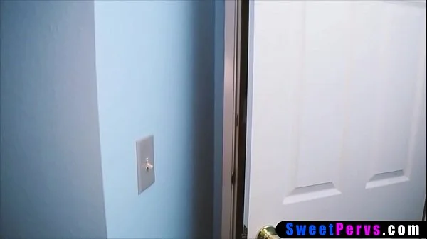 Sneaking into stepsisters room for a surprise fuck