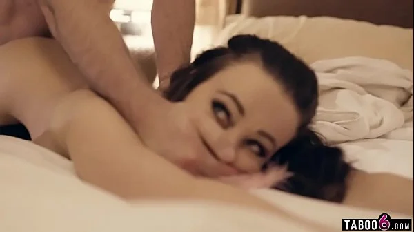 Cheating husband fucks MILF wife and his teen mistress