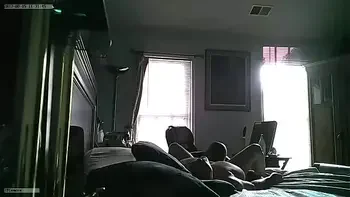 My Wife Patrice at it again with a 3rd guy while I am away, caught on spy cam.