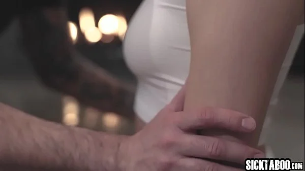 Stepdad banged a sexy android brunette stepdaughter