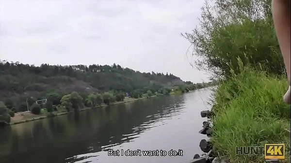 HUNT4K. Public sex for money helps cuckold return his money back