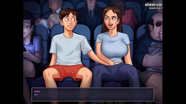 Cumming inside a hot sexy teen girl roommate on cam l My sexiest gameplay moments l Summertime Saga[v018] l Part 3