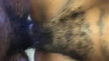 Dick so deep u can see it n her stomach