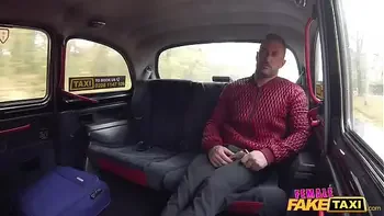 Female Fake Taxi Spanish guy fucks the blonde taxi driver