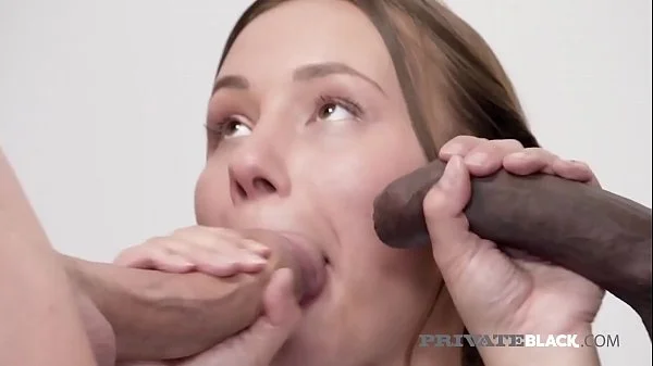 Sexy Maid, Taylor Sands, Does Wild DP Fuck With B & W Cock!