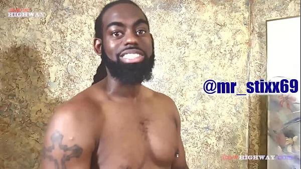 when her husband leaves this bbw loves to take all of Mr. Stixxx black cock