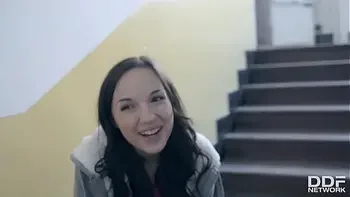 Fuck Me tattoo above Kristy Black's pierced pussy leads to anal teen action