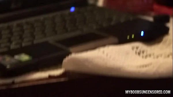 Cyntia watching porn get wet then I help her with my finger