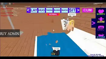 A Hot Blonde Roblox Lesbian licks a Nervous Latino girl as she moans