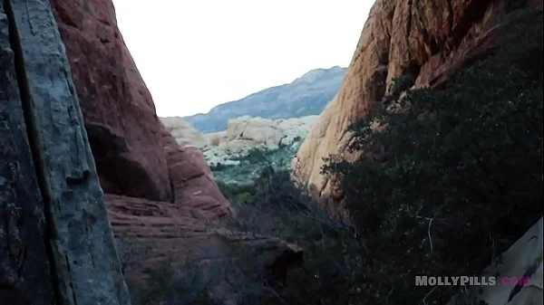 Road Trip Girlfriend Flashing Deepthroat Blowjob Amateur - Molly Pills  - POV GFE - Natural Tits