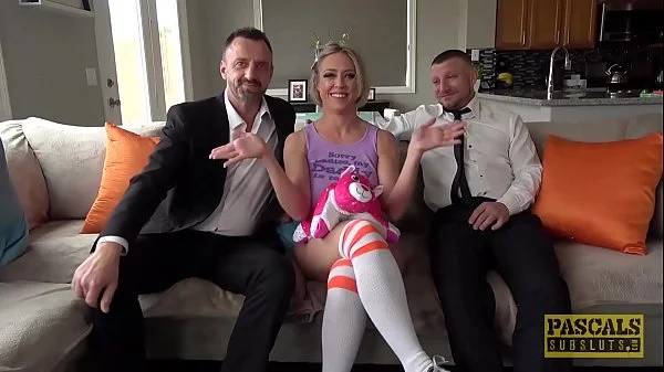 PASCALSSUBSLUTS - Busty MILF ass hammered and pussy toyed