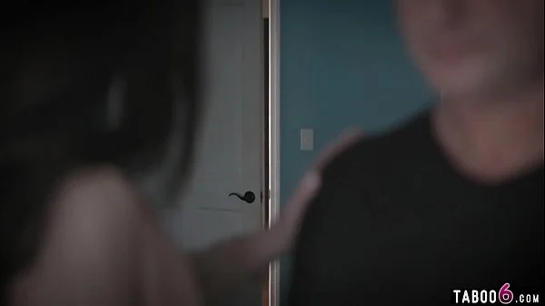 Overprotective lets stepdad break her teen pussy in