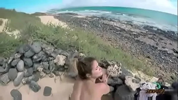 sexydea doggystyle ON THE BEACH