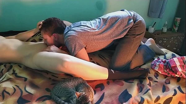 Friendship night ends in hot massages and passionate sex