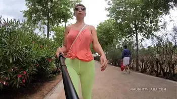 Camel-toe in public.