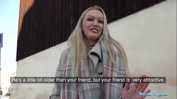 Public Agent Sexy busty cougar housewife Amber Jayne sucks and fucks