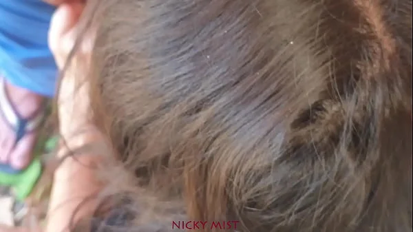 Naughty step sister make me cum in her mouth