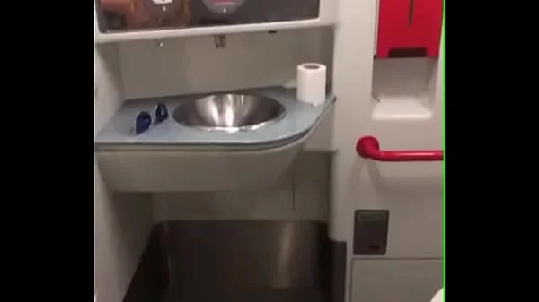 TOILET SEX----ANGEL EMILY PUBLIC BLOWJOB , PISSING IN MOUTH AND FUCKING IN THE TRAIN !!