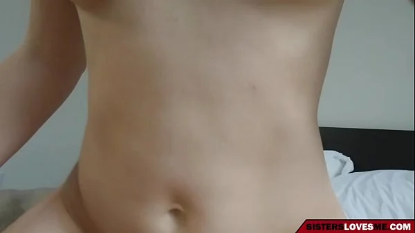 Stepbrother spies his stepsister and fucks her