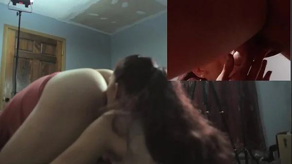 Mrs. S blowing, rim job, oral cream pie.  Throat pie