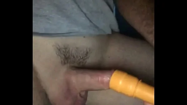 Me Sucking Cum Out Of My Dick While Using Vacuum Tube To Fuck and Suck Till i Cum