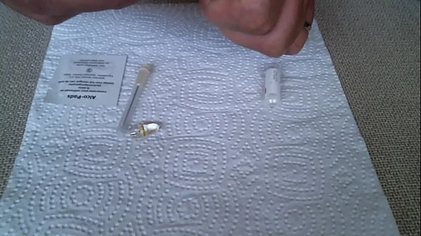 Papaverine penis injection and erection