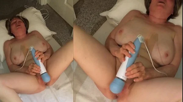 Intense wet orgasmic GILF loses control