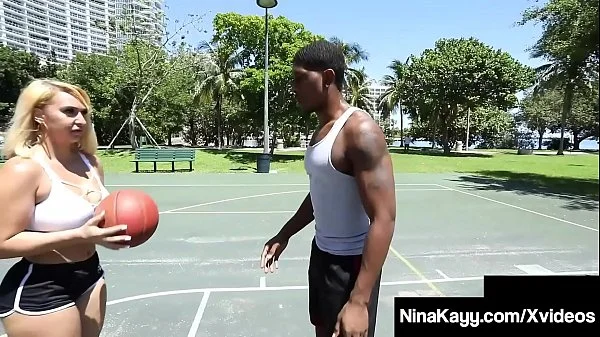 Fuck Fiend Kayy Bangs Her Black Coach's Big Ebony Cock!