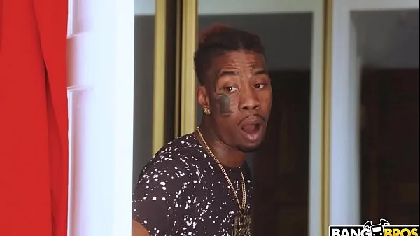 Hottest black teen gets spied on by her stepbro