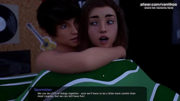 Petite young 18yo babe stepsister with a nice hot slim body wants her tight ass fucked with a big cock l My sexiest gameplay moments l Milfy City l Part #23