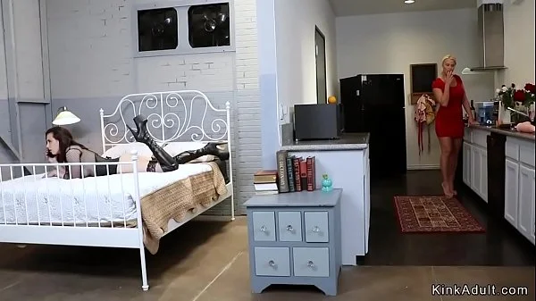 Brunette teel lesbian anal fists stepmom