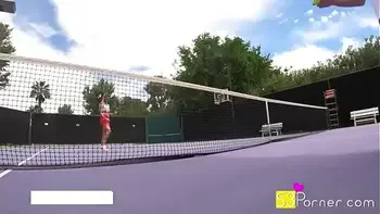 TENNIS WITH MY STEPSISTER