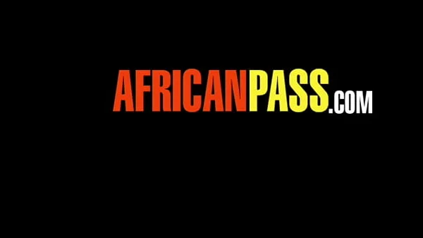 African Amateur Fucks Computer Technician On Kitchen Table