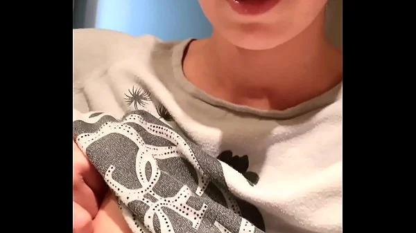 Horny in the restaurant! Fingered on the toilet to orgasm