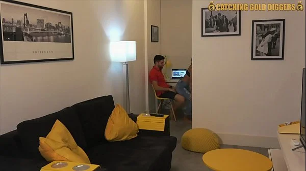 MONEY HUNGRY BRAZILIAN TEEN CHEATS ON HER HUSBAND BY GETTING FUCKED HARD