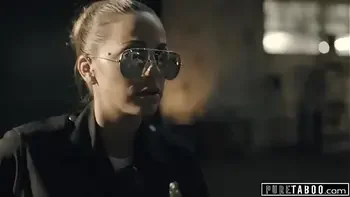 PURE TABOO MILF Lesbian Cop Disciplines Teen After She's Caught Vandalizing