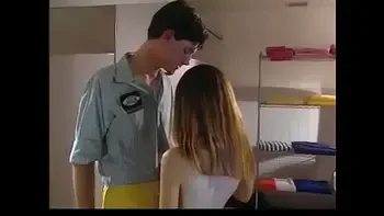 melissa ashley takes on the janitor