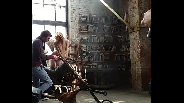 Alexandra at workshop nude photoshot