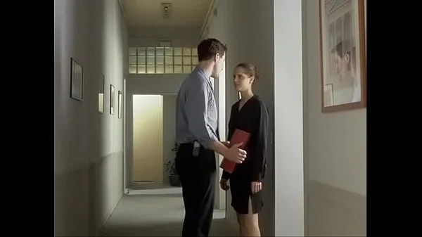 (softcore) Secretary teases her boss in the office