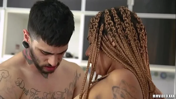 Making love with brazilian black chick